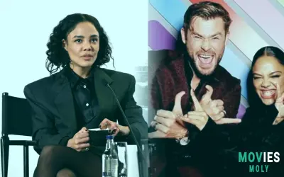 Tessa Thompson Dishes on 'Baby With Muscles' Chris Hemsworth & More Marvel Set Secrets