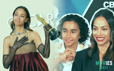 Zoe Saldana's Oscar has its own set of pronouns, and her new animated film helps with family "cool points"