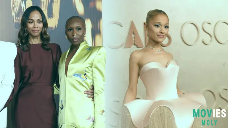 Ariana Grande's Oscar Moment: Wicked Performance Stunning Gown and Glinda Vibes! - MoviesMoly