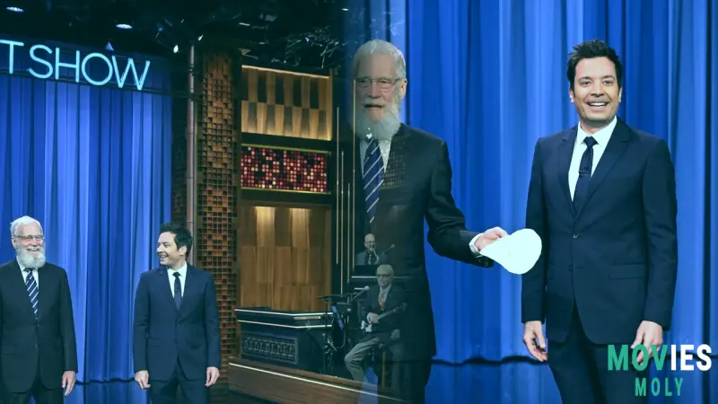 David Letterman's Unexpected Tonight Show Drop-In With Paul Shaffer Creates Hilarious Tortilla Chaos image 3