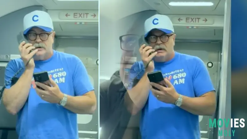 "Jerry, Larry, Barry, or Gary": Nick Offerman Pulls Classic Prank on Jim O'Heir Mid-Flight