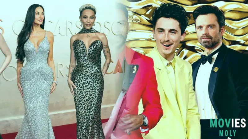Oscars Red Carpet 2025: Hollywood Brings Back Classic Glam with a Sprinkle of Prom Nostalgia and a Whole Lot of Sparkle! image 8