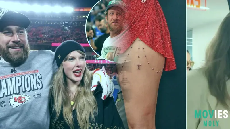 Taylor Swift's Super Bowl Appearance Fuels Travis Kelce Romance Speculation: From Grammys 'T' Necklace to Engagement Ring Rumors - Moviesmoly