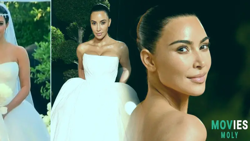 Wait Did Kim Kardashian Just Rewear Her Wedding Dress to the Oscars?! Let's Unpack This Look! image 3