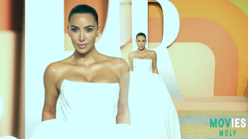 Wait Did Kim Kardashian Just Rewear Her Wedding Dress to the Oscars?! Let's Unpack This Look! image 6