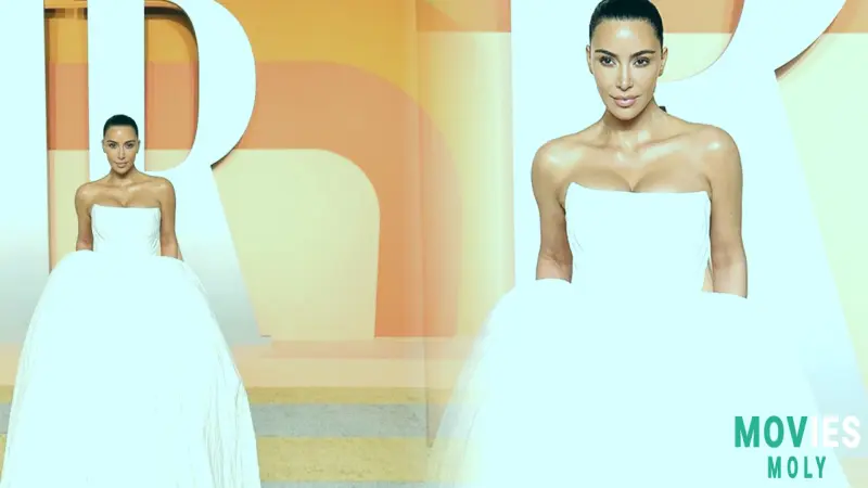 Wait Did Kim Kardashian Just Rewear Her Wedding Dress to the Oscars?! Let's Unpack This Look! image 7